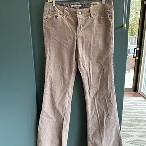 Gap Limited Edition low rise, boot cut,dusty pink cords size 4